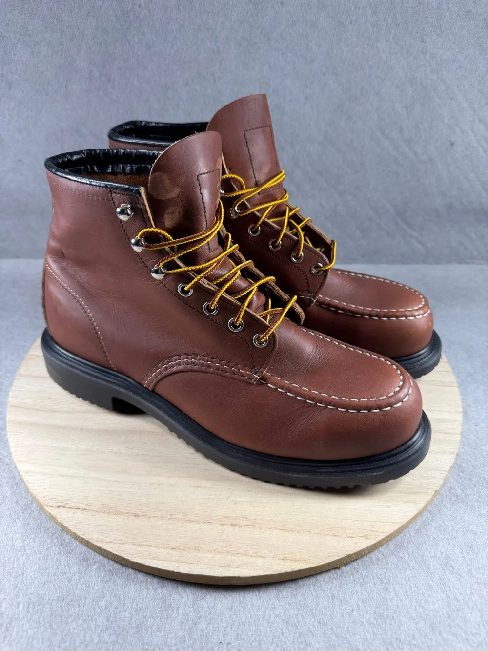 Red Wing Oil Resistant Steel Toe Boots Size 9.5 E